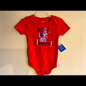 Way To Celebrate Infant Boys Patriotic Bodysuit